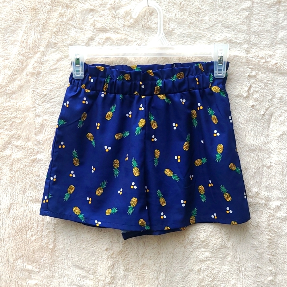 Pineapple Satin shorts